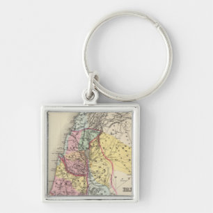 Palästina mit Arabien Petraea Schlüsselanhänger