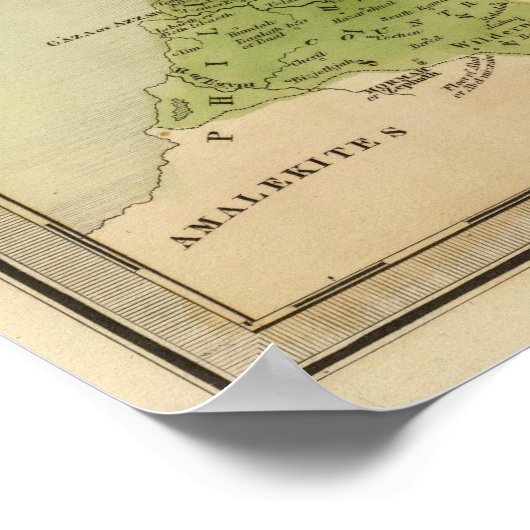 Palästina oder das Heilige Land Poster (Ecke)