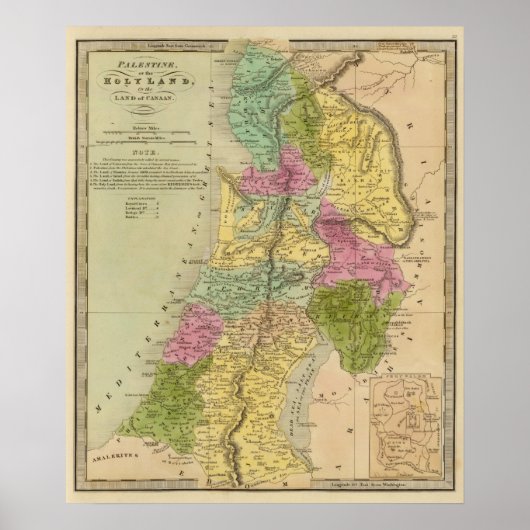 Palästina oder das Heilige Land Poster (Vorne)