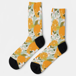 Palästina-Orangen lebhaftes, farbenfrohes Design Socken