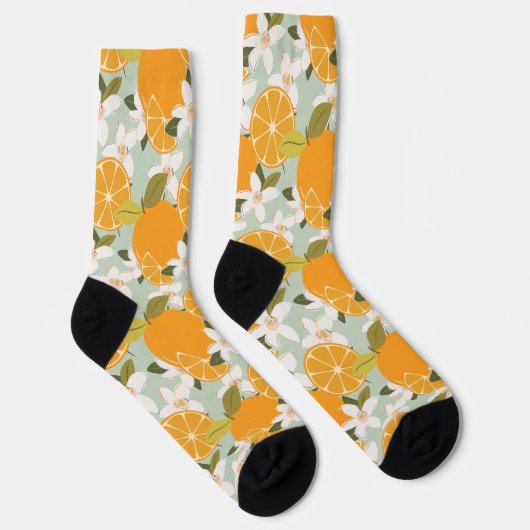 Palästina-Orangen lebhaftes, farbenfrohes Design Socken (Rechts)