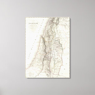 Palästina ou Terre Sainte - das Heilige Land Leinwanddruck