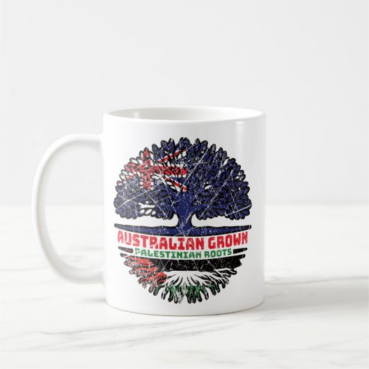 Palästina Palästina Australian Australia Tree Kaffeetasse (Links)
