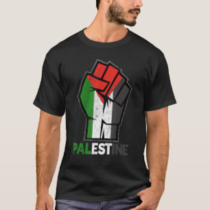 Palästina Palästinensische Flagge Arabische Kallig T-Shirt