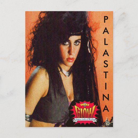 Palastina Postcard GLOW Wrestling Postkarte (Vorderseite)