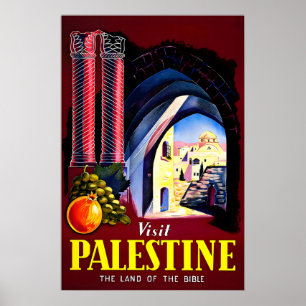 Palästina-Reiseposter Palästinensische Kunst Prin Poster