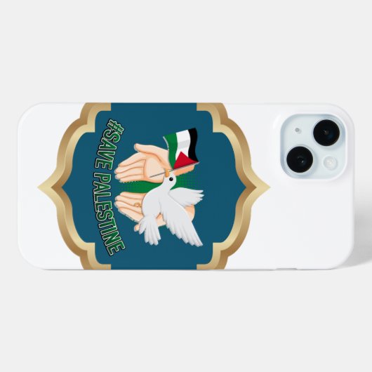 Palästina retten Case-Mate iPhone hülle (Rückseite (Horizontal))