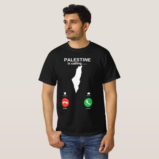 Palästina ruft T-Shirt (Vorne ganz)