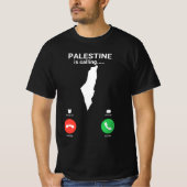 Palästina ruft T-Shirt (Vorderseite)