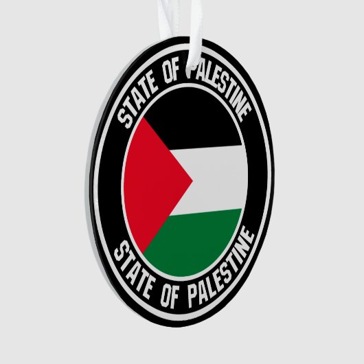 Palästina-Runde Ornament (Vorderseite)