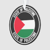 Palästina-Runde Ornament (Vorderseite)
