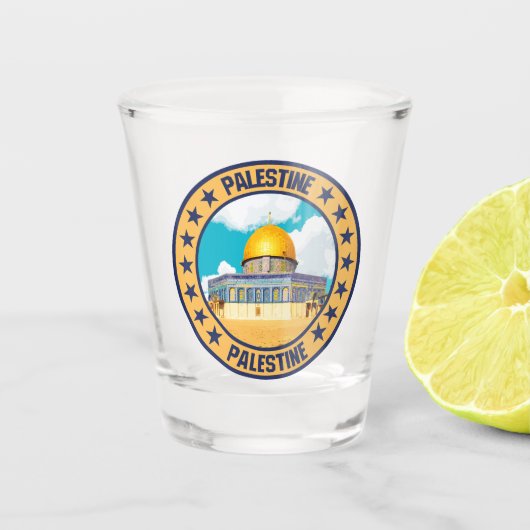 Palästina Schnapsglas (Vorderseite)