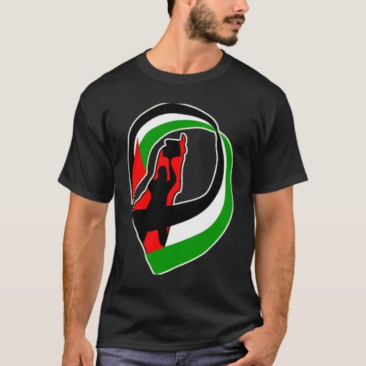Palästina-solidarität T-Shirt (Vorderseite)