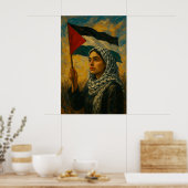 Palästina steht | Es wird frei sein Poster (Küche)