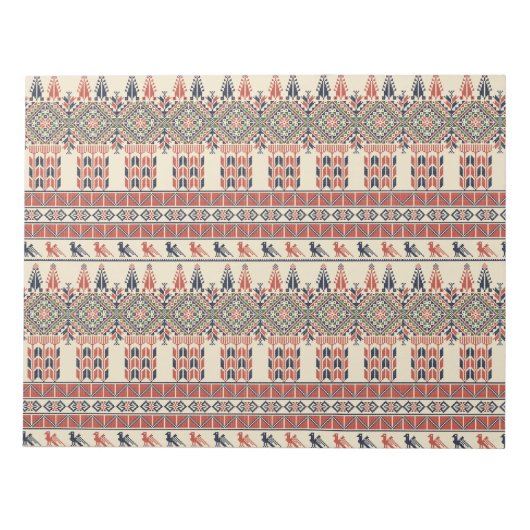 Palästina-Stickerei Notizblock (Vorderseite)