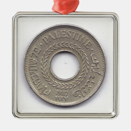 Palästina-Stolz-Münzsammlung Ornament Aus Metall (Vorne)