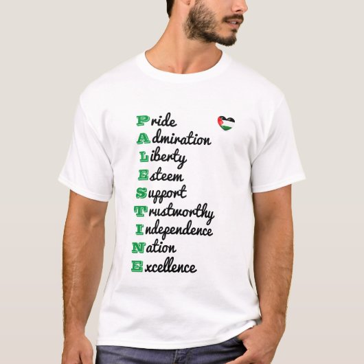 Palästina-T - Shirt (Vorderseite)