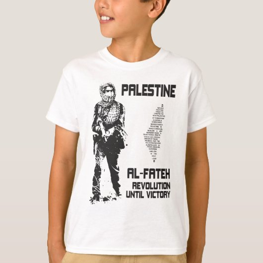Palästina-T-Shirt - Fateh Plakat T-Shirt (Vorderseite)
