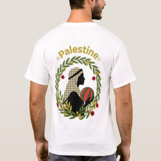 Palästina-T-Shirt – Illustration mit Olivenzweigen T-Shirt