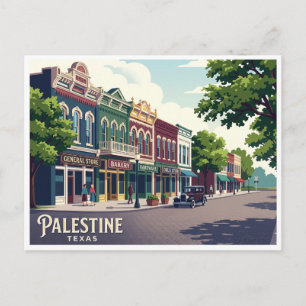 Palästina Texas Postkarte