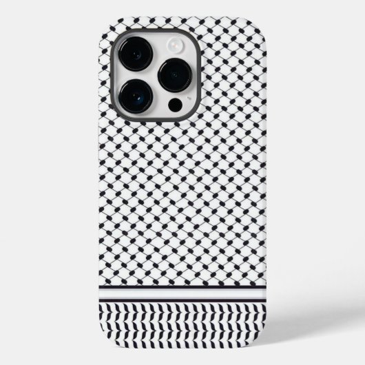 Palästina Traditioneller Keffiyeh Case-Mate iPhone Hülle (Rückseite)