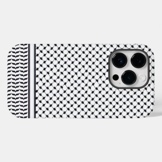 Palästina Traditioneller Keffiyeh Case-Mate iPhone Hülle (Rückseite (Horizontal))