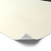 Palästina Trendy Peace Sign mit palästinensischer Poster (Ecke)