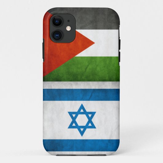 PALÄSTINA- U. ISRAEL-FRIEDENSflagge Case-Mate iPhone Hülle (Rückseite)