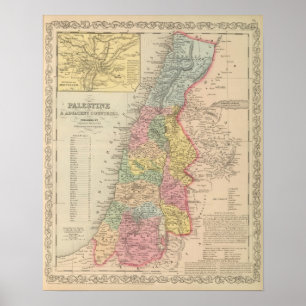 Palästina und die angrenzenden Länder 2 Poster