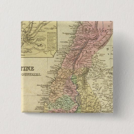 Palästina und Nachbarländer Button (Vorderseite)