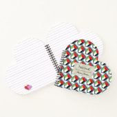 Palästina- und Palästinenserflagge Kundenspezifisc Notizblock (Innenseite)