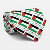 Palästina und palästinensische Flagge mit Ihrem Na Krawatte (Gerollt)