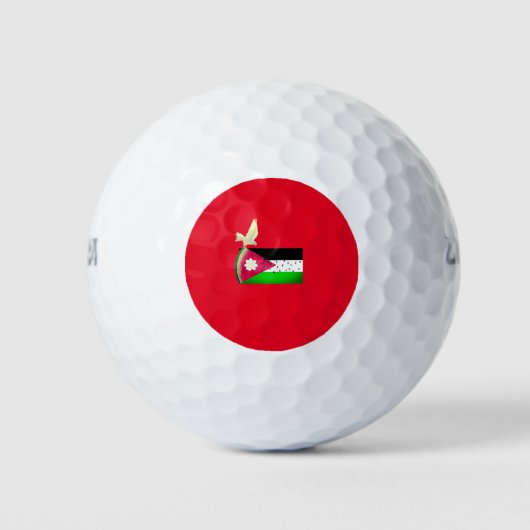 Palästina-Unterstützung Watermelon-Designs Golfball (Vorderseite)