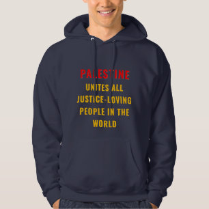 Palästina vereint Hoodie Menschenrechtsaktivismu