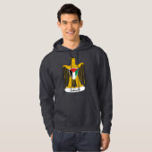 Palästina-Wappen mit Kapuze Sweatshirt (Vorne ganz)
