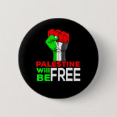 Palästina wird frei sein Gaza-Genozid Button (Vorderseite)