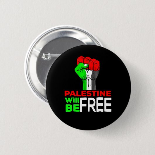 Palästina wird frei sein Gaza-Genozid Button (Vorne & Hinten)