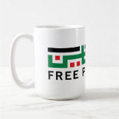 Palästina wird frei sein kaffeetasse (Links)