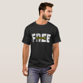 Palästina wird freier T - Shirt | Fett-Anweisung (Vorne ganz)