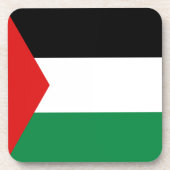 Palästinafahne-Untersetzer Getränkeuntersetzer (Vorderseite)