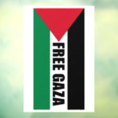 Palästinafahnen, Gaza Gerettet, freier Gaza-Streif Fensteraufkleber (Blatt 3)
