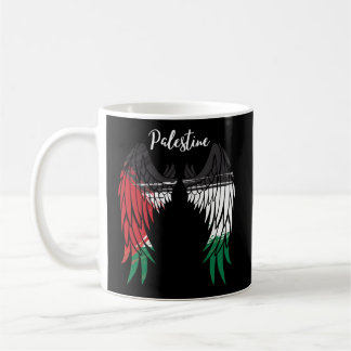 Palästinafahnen-Vater auf der Rückseite des paläst Kaffeetasse