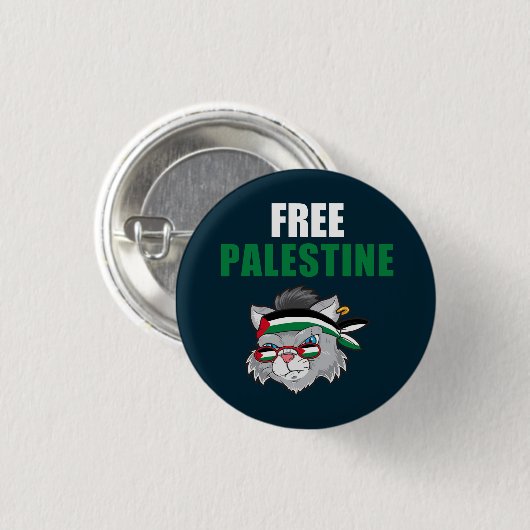 Palästinaflüchtling Gaza Button (Vorne & Hinten)