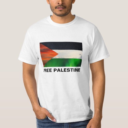 Palästinaflüchtlinge - Ansichten | Freie Palästina T-Shirt (Vorderseite)