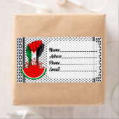 Palästinafreiheit fliegt auf Watermelon an (Insitu)