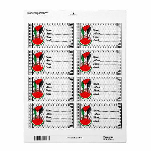 Palästinafreiheit fliegt auf Watermelon an (Vorne)