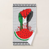 Palästinafreiheit fliegt auf Watermelon an Badhandtuch Set (Handtuch)