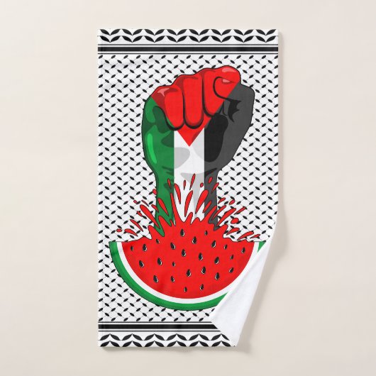 Palästinafreiheit fliegt auf Watermelon an Badhandtuch Set (Handtuch)