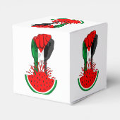 Palästinafreiheit fliegt auf Watermelon an Geschenkschachtel (Rückseite)
