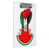 Palästinafreiheit fliegt auf Watermelon an Klemmbrett (Rechts)